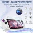 thumbnail image 3 of Protecteur d'Écran (3+Lot de 1) Compatible pour ASUS ROG Ally Portable 7 Pouces 2023, Film en Verre Trempé Anti-Rayures Haute Définition et Poignée en TPU Transparente Housse de Protection, 3 of 6