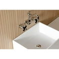 thumbnail image 3 of Kingston Brass KS1226PKX Duchess Double-Handle Wall Mount Bathroom Faucet, Polished Nickel, 3 of 7