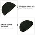 thumbnail image 3 of STRANDCHIC Cation Velour Warm Winter Hat Black, Anti-Cold Headwear for Family Use, 1 Piece, 3 of 6