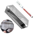 thumbnail image 2 of Lefu 1pc 90° Arc Angle Marking Ruler Square Tube Angle And Arc Drawing Ruler With Marker Pen Measuring Marking Bending Tools, 2 of 4