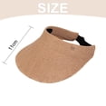 thumbnail image 2 of Sombreros de visera solar de ala ancha plegables para mujer, gorra de golf, sombrero de sol de playa para mujer, sombrero de sol de viaje UV para mujer, ala ancha, 2 of 6
