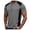 Grey, variant on Men's Slim Fit Checkered T Shirt Casual Short Sleeve Tee for Spring Summer Daily Wear with Shorts Comfortable Breathable Top Shirts Big and Tall Mod Bod Tops Men Shorts Casual Men Set Man