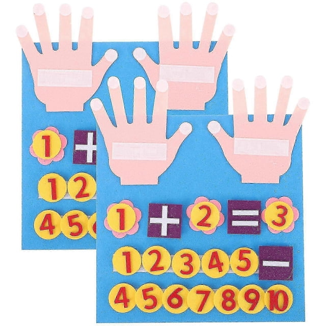 2 Sets Kids Math Addition Toys Add And Subtract Toy Toddler Educational Toy