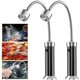 thumbnail image 3 of Luz de parrilla, lámpara de parrilla magnética Juego de luces de barbacoa Luces de parrilla al aire libre Accesorios de barbacoa, Funciona con pilas, Ángulo de rotación de 360 grados Paquete de 2, Neg Namotu LKX-1885, 3 of 7
