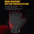 thumbnail image 4 of SUOMY GUANTES DE MEDIO dedo para motocicleta, antideslizantes, a prueba de golpes, para carreras de Motocross, sin dedos, para verano, 4 of 5