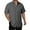 Dark Gray, variant on Puntoco Tank top for Men Men's Short Sleeve Oxford Shirt Regular Fit Button Down Collar Shirts with Pocket Black XXXL(XXXL)