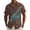 Brown, variant on Telankuip Men's Guitar Pattern Short Sleeve Shirts Lapel Button down Music Festival Print Shirt Summer Tropical Stylish Beach Vacation Casual Top for Loose Comfy Sky Blue XL