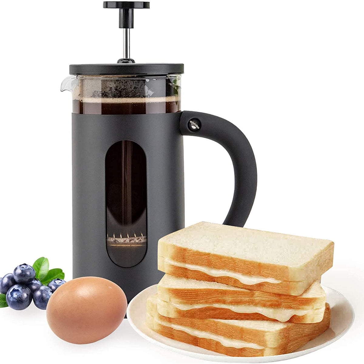 Lowestbest Coffee and Teapot (34oz), Stainless Steel Coffee Machine Does Not Contain Bpa, Black Lowestbest Coffee and Teapot (34oz), Stainless Steel Coffee Machine Does Not Contain Bpa, Black