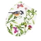 thumbnail image 4 of Etiqueta de la pared del asiento del inodoro del baño, calcomanías florales para la tapa del inodoro, pegatinas de inodoros autopegadas impermeables, 4 of 9