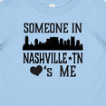 thumbnail image 4 of Inktastic Nashville Tennessee Someone Loves Me Skyline Boys or Girls Baby T-Shirt, 4 of 5