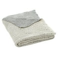 thumbnail image 2 of SAFAVIEH Kappa 50" x 60" Chevron Throw, Grey/White, 2 of 2