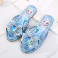 thumbnail image 2 of Zapatillas de princesa elsa de Disney, zapatillas de verano para niños y niñas, antideslizantes para interiores y exteriores, zapatillas congeladas para niñas, 35 plantillas de 22,2 CM Gao Jinjia LED, 2 of 2