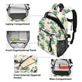 thumbnail image 5 of JIALIOU 14" Laptop Backpack Waterproof Airline Approved Stylish Casual Daypack for Travel Business College Work, Playful Crocodile on Skateboard, 5 of 8