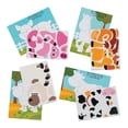 thumbnail image 2 of Fun Express Farm Animals Sticker by Number Cards - 24 Pc, 2 of 2