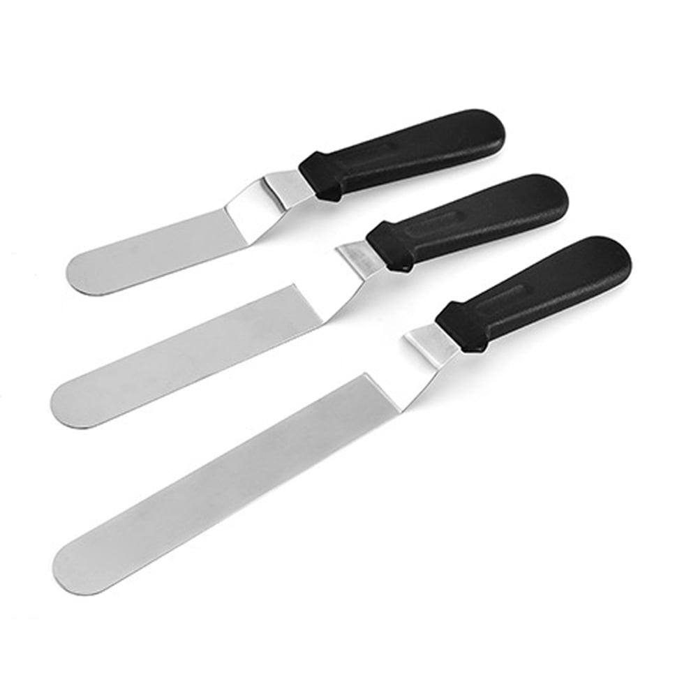 Cake Offset Spatula , Icing Spatula Set with 6 8 10 Inch Stainless ...