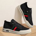 thumbnail image 6 of Men's Breathable Knit Slip-On Sneakers, Lightweight Casual Shoes with Elastic Laces, Comfortable Footwear for Everyday and Travel Wear, 6 of 10