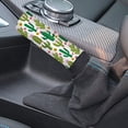 thumbnail image 3 of FORUDESIGNS Cactus Flower Pattern 2 Pcs Car Handbrake Cover Set with Gear Shift Cover, Waterproof Auto Handbrake Grip Cover Car Accessories Universal Fit for SUV Sedan Van, 3 of 5