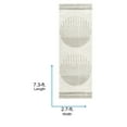 thumbnail image 5 of Livabliss Washable Rugs for Living Room, 3x7 Fossay Shag Global Light Beige Runner Area Rug, Bedroom Dining Room Home Decor Stain Resistant Carpet (2'7" x 7'3" Runner), 5 of 7