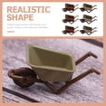 thumbnail image 2 of 6 Pcs Mini Brouette Jouet Modèle Mini Brouette Accessoire de Jardin, 2 of 9