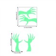 thumbnail image 3 of BOBOMOTI Halloween Decorations Clearance Halloween Fluorescent Window Clings Removable for School Shop Home Decor/Indoor Party Decorations, 3 of 5