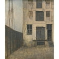 thumbnail image 3 of Vilhelm Hammershøi 12x14 Black Modern Framed Museum Art Print Titled - The Old Warehouse in Christianshavn, 3 of 5