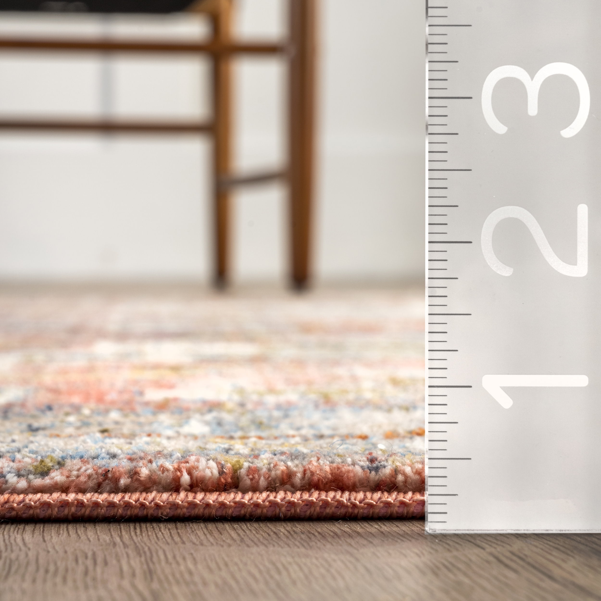 nuLOOM Harriet Vintage Medallion Fringe Runner Rug, 2' 6" x 6', Orange