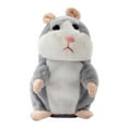 thumbnail image 3 of Juguete de hámster Baoblaze interactivo de peluche gris 18 cm, 3 of 8