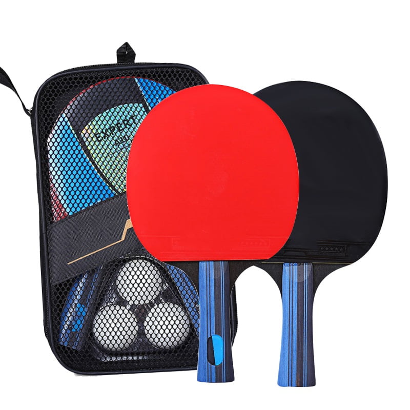 Net Set 1x Ball 1 Pair Professional Table Tennis Ping Pong Racket Paddle 