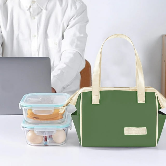 Bolsa térmica para almuerzo, lonchera, bolsa de picnic, lonchera para mujeres y hombres, lonchera reutilizable con aislamiento, lonchera a prueba de fugas, bolsas para el trabajo, la oficina, picnic o