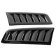 thumbnail image 2 of 2Pcs Universal Bonnet Air Vents Engine Hood Car Exterior Parts for Focus RS MK2 StyleGloss Black, 2 of 5