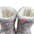 thumbnail image 3 of Calcetines Mullidos Tipo Pantuflas Acogedores Calcetines Cama Difusos para Otoño Invierno (corazón Y Rosa), 3 of 9