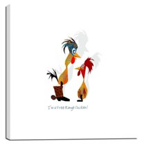 Cortesi Home ''Free Range'' by Chuck Wimmer Graphic Art on Wrapped Canvas