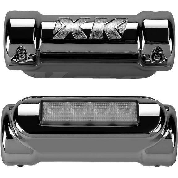 XK Glow Black - Motorcycle Highway Bar Switchback Driving Lights DRL Turnsignal