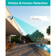 WUUK Add-on Outdoor Wireless Security Camera, WUUK Base Station Required, 2K WiFi Outdoor Camera for Home Security, Battery Powered Wireless Camera, Compatible with Google & Alexa