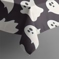 thumbnail image 5 of Dark Halloween White Ghosts Square Tablecloth,Waterproof Square Table Cover,Wipeable Spillproof Washable Table Cover for Home Kitchen Party Decor 52"x52"(132x132cm), 5 of 6