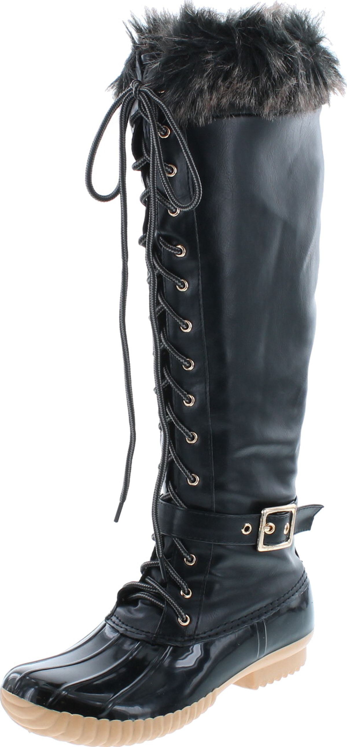insulated knee high boots