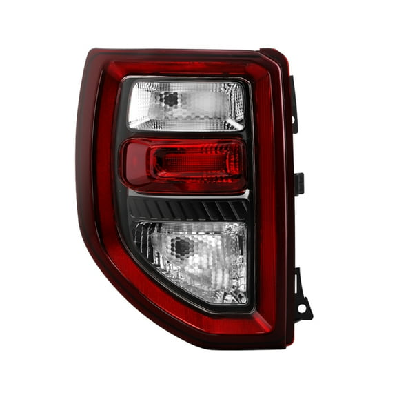 Xtune 9957765 Tail Light Assembly Clear Lens Black Housing Single