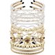 thumbnail image 1 of wonima11 12 Pcs Pearls Headband Rhinestones Hairbands Faux Pearl White Bridal Headband Gold Alloy Flower Head Band Metallic Butterfly Hair Hoop Wedding Hair Accessories for Women, 12 Styles, 1 of 1
