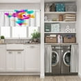 thumbnail image 5 of LALILO Kitchen Curtains and Valances Set of 3 36" Plastic Window Treatment Tiers for Window Decor, 5 of 5
