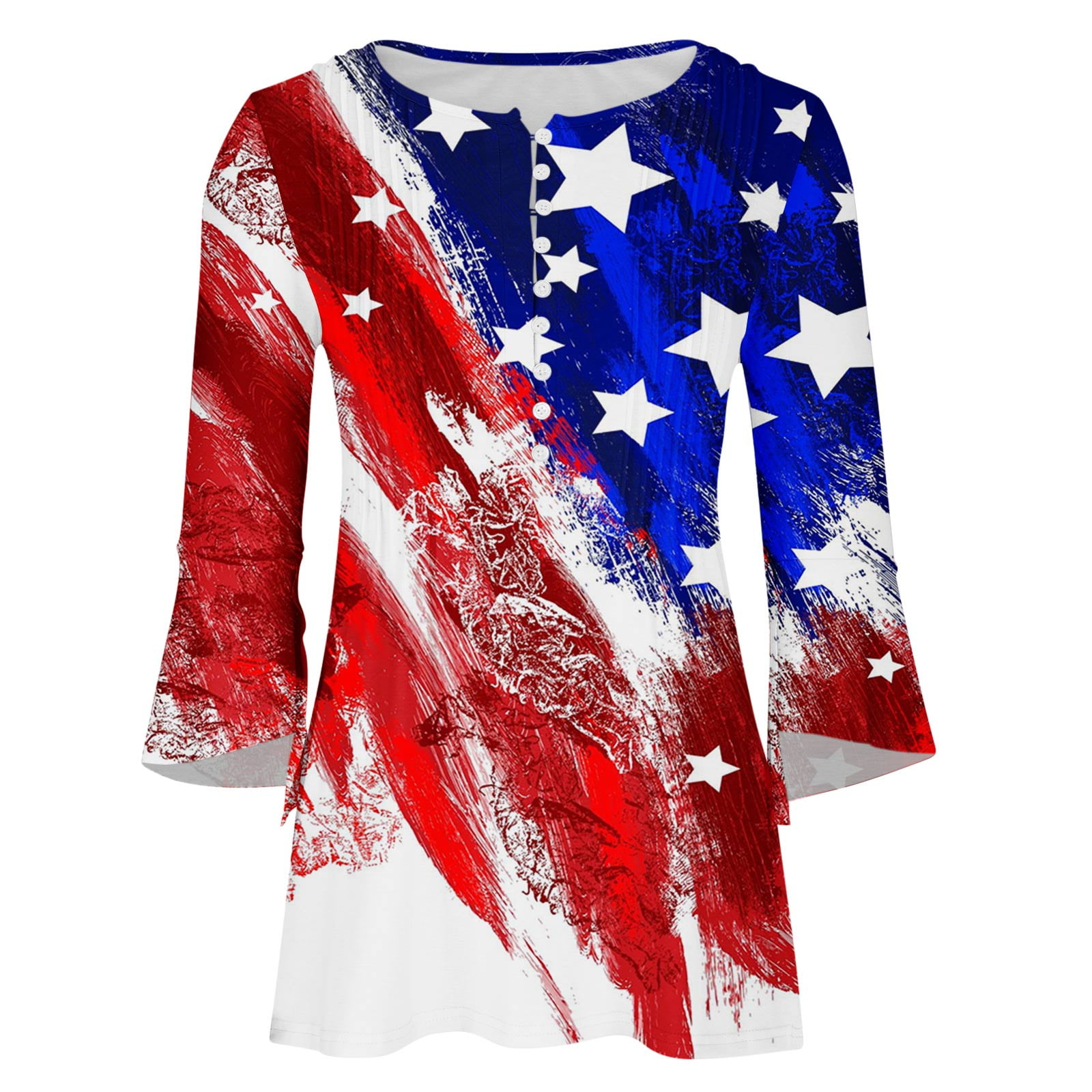 SELONE Plus Size Patriotic Clothing Independence Day Tunic Tops Fashion  Casual Shirts Short Sleeve Loose Teetops Womens American Flag Apparel Plus  Size Patriotic Clothing Get Your Party Started Red L 