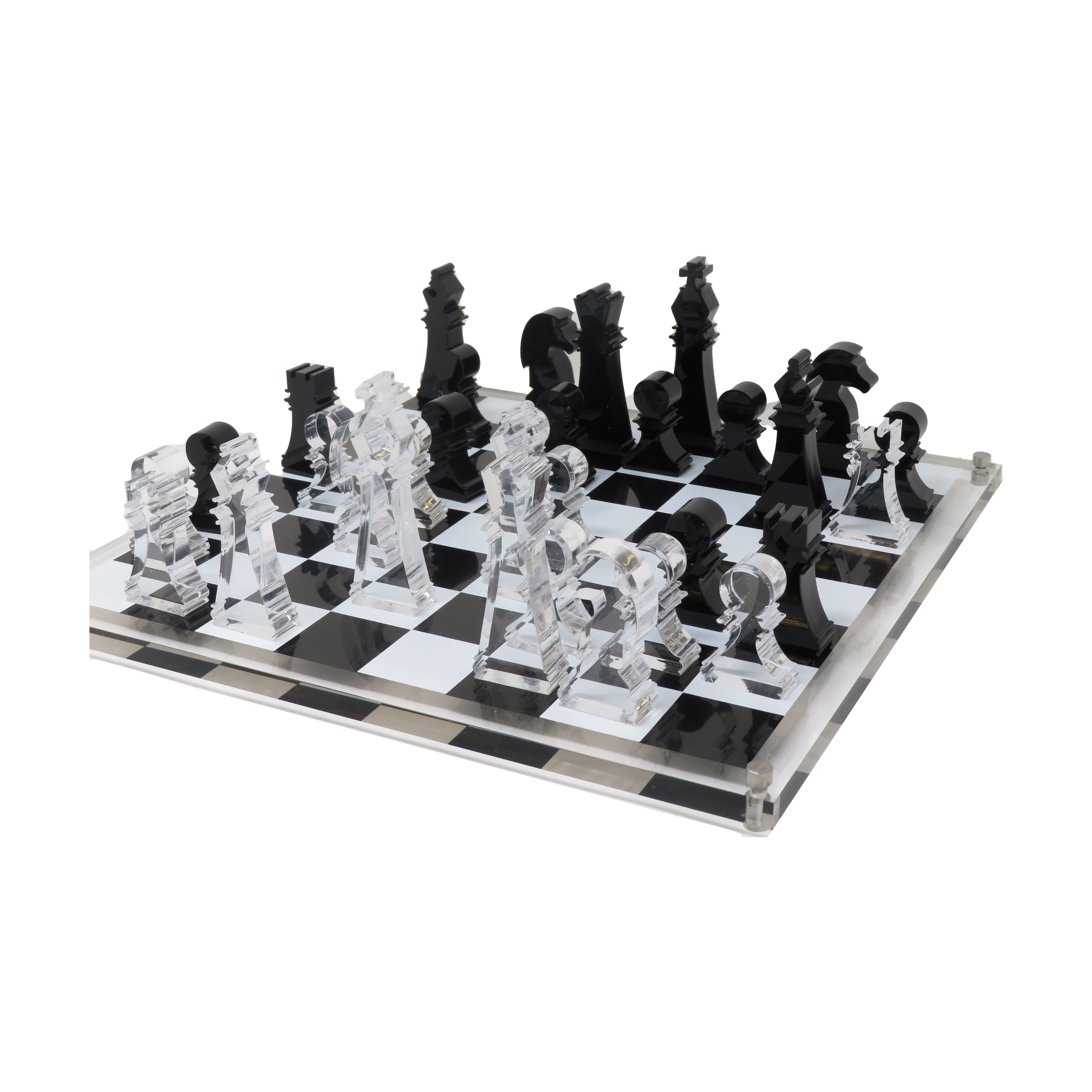 John N. Hansen Co. Classic Game Collection - Acrylic Chess Set