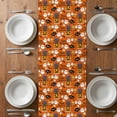 thumbnail image 6 of Purple Halloween Table Runner - 108 Inch Long, Kitchen Dining Table Runner Dresser Scarves, Pumpkins Cat Ghost Black Bat Farmhouse Decor for Coffee Tables Wedding Party Banquet, 6 of 8