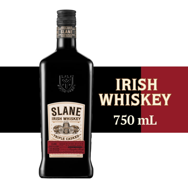 Slane Irish Whiskey Triple Casked Blend, 750 ml Bottle, 80