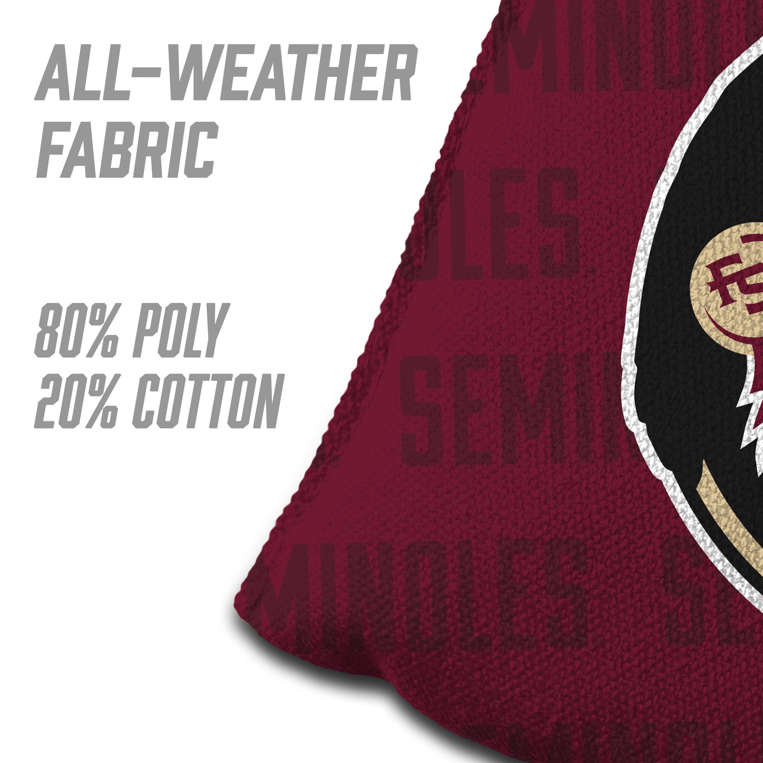 NCAA Florida State Seminoles Cornhole Bags - 4PK - Maroon
