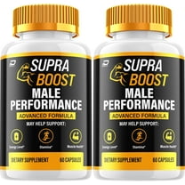 Supra Boost Capsules – SupraBoost Vitamin Complex Pills, Energy, 2 Pack, 120 Capsules
