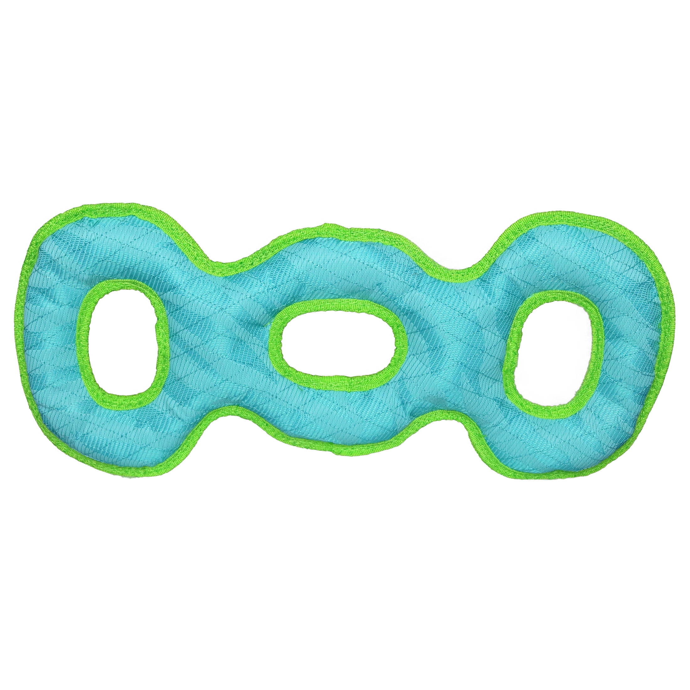 DuraForce 3 Way Tug O War Durable Woven Fiber Squeaky Dog Toy