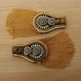 thumbnail image 2 of EHJRE 1 Pair Retro Tassel Epaulette Shoulder Board Mark Costume Brooch s Jewelry Gold, 2 of 9