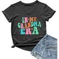 thumbnail image 3 of Ladies V NeckPrinted Short Sleeve T Shirt Casual Style Summer Top Shirt Light Short Sleeve Tee Tops Casual Short Sleeve Tops Women Womens Long Sleeve Compression Shirts Large Women's Tops Lightweight, 3 of 3