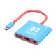 thumbnail image 1 of Estación de acoplamiento 3 en 1 tipo C: HDTV 4K a 30 Hz, USB 3.0 de 5 Gbps, carga PD de 100 W, expansión multifuncional para consolas de juegos, portátiles, teléfonos y tabletas., 1 of 5