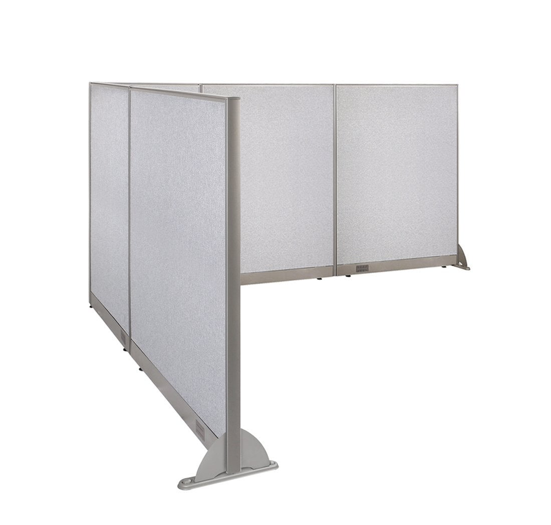 GOF LShaped Freestanding Office Panel Cubicle Wall Divider Partition